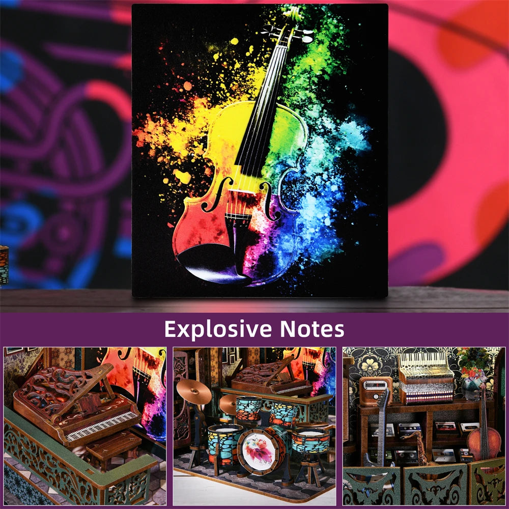 Explosive Notes Miniature Book Nook Kit