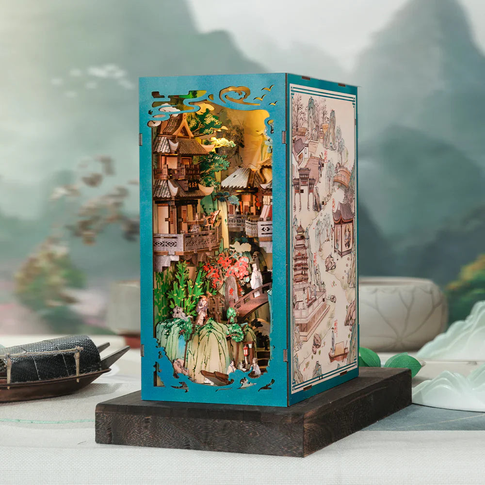 CuteBee Cutebee Su Dongpo's Life DIY Book Nook Kit – Cozy Escape DIY kit product photo 1