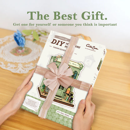 CUTEBEE Champs-Élysées Florist DIY Book Nook Kit