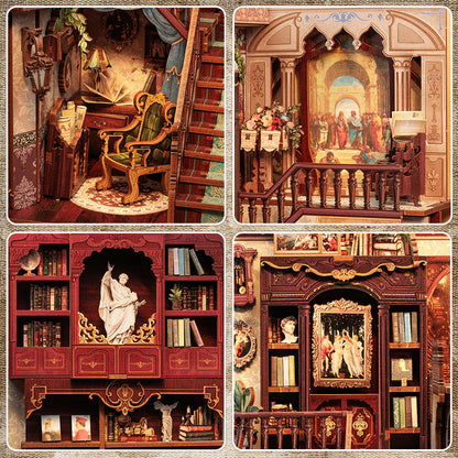 Cutebee Library of Wisdom DIY Book Nook Kit