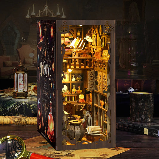 CuteBee Cutebee Magic Night DIY Book Nook Kit – Cozy Escape DIY kit product photo 1