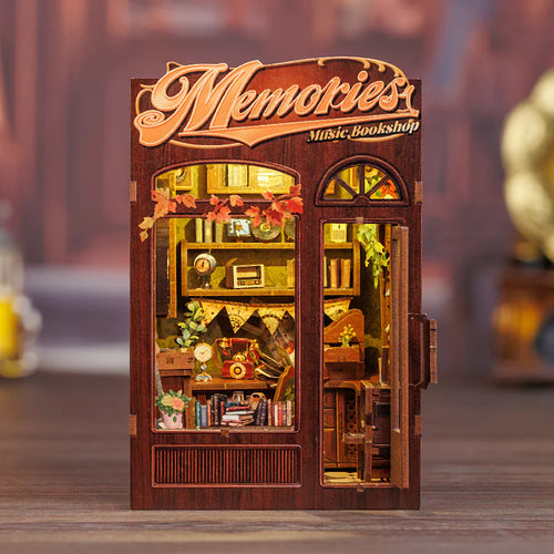 CuteBee Cutebee Memories Music Bookshop DIY Book Nook Kit DIY kit product photo 1