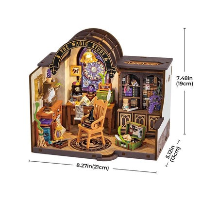 Robotime Rolife The Magic Study DIY Dollhouse Kit