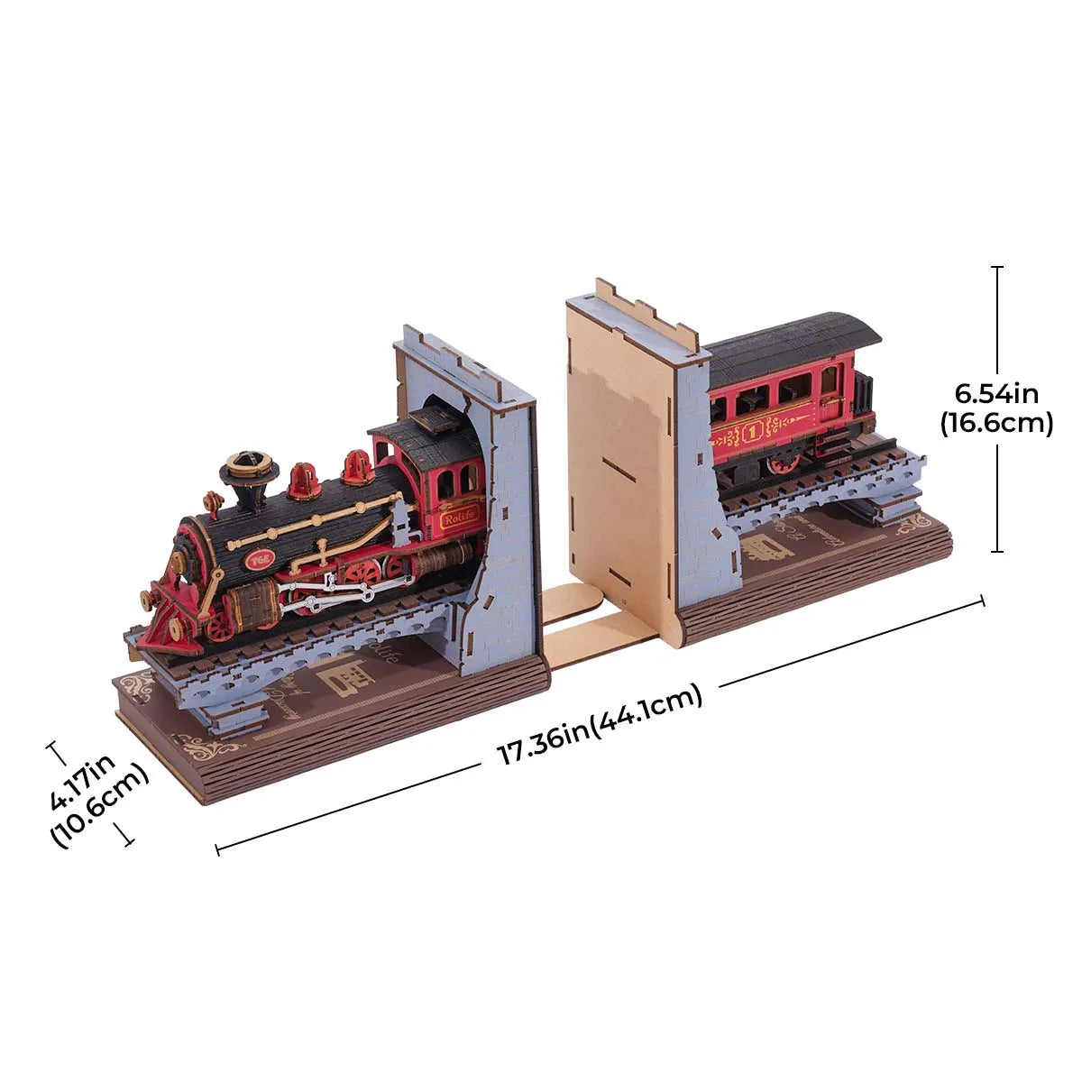 Robotime Rolife Century Train DIY Book Nook Kit