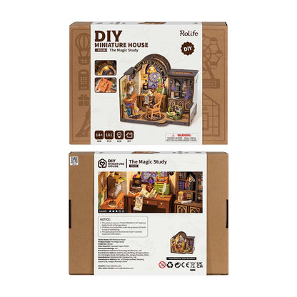 Robotime Rolife The Magic Study DIY Dollhouse Kit