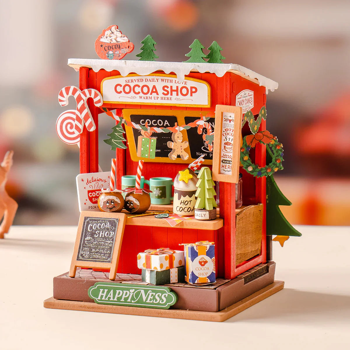 Rolife Cocoa Shop DIY Miniature Dollhouse Kit