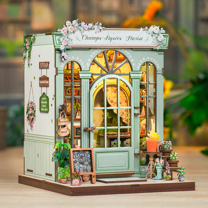 CUTEBEE Champs-Élysées Florist DIY Book Nook Kit