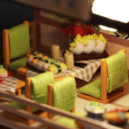 Cutebee Gibbon Sushi DIY Dollhouse Kit