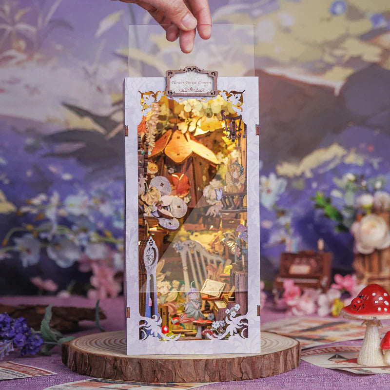 CuteBee Cutebee Flower Forest Concert DIY Book Nook Kit DIY kit product photo 1