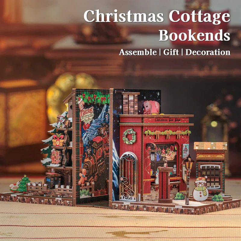 Christmas Cottage DIY Book Nook Kit