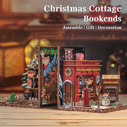 Christmas Cottage DIY Book Nook Kit