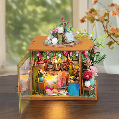 Flower Bedroom and Kitchen DIY Dollhouse - Mycutebee