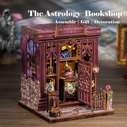 CUTEBEE The Astrology Bookshop DIY Book Nook Kit