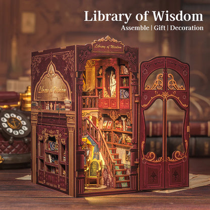 Cutebee Library of Wisdom DIY Book Nook Kit