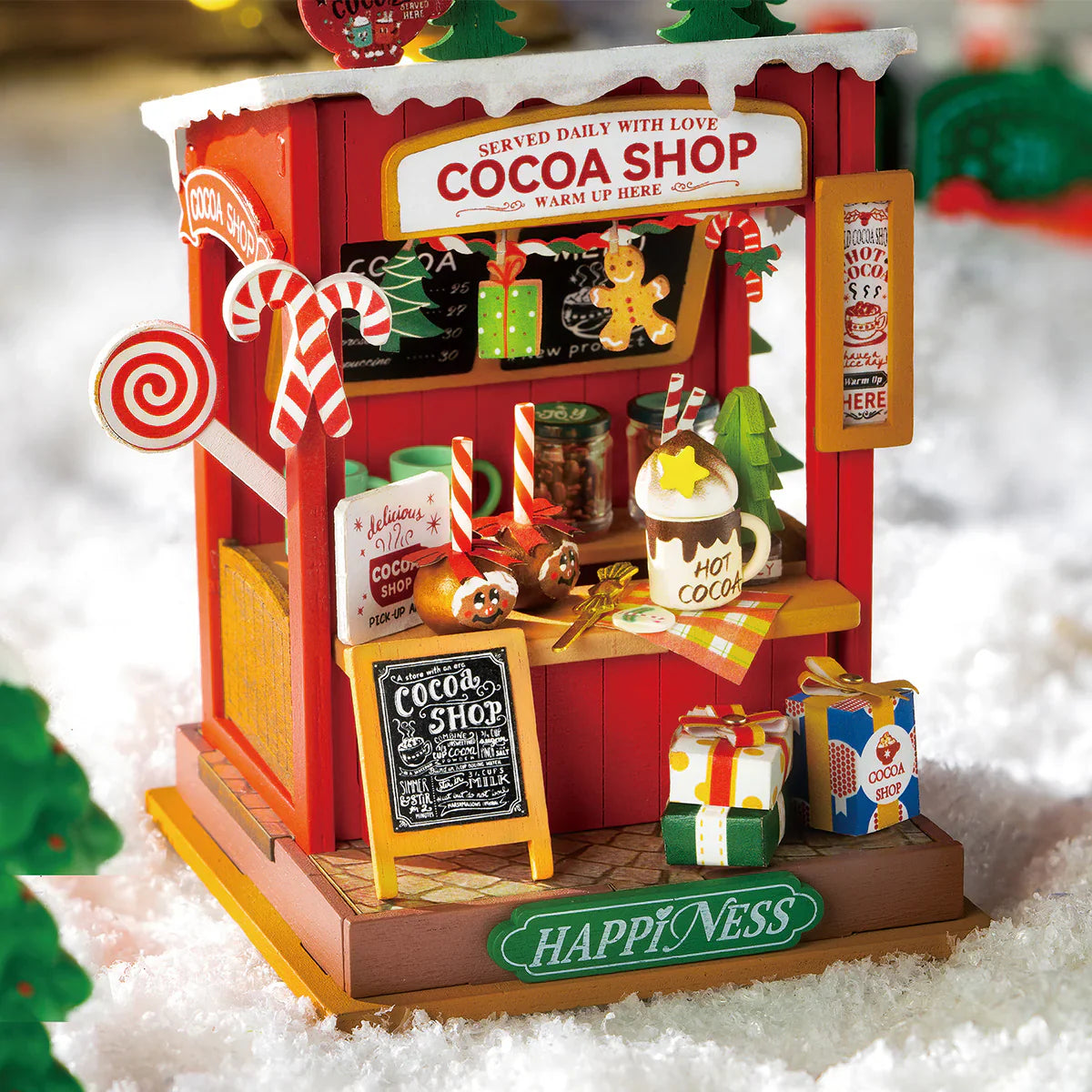 Rolife Cocoa Shop DIY Miniature Dollhouse Kit