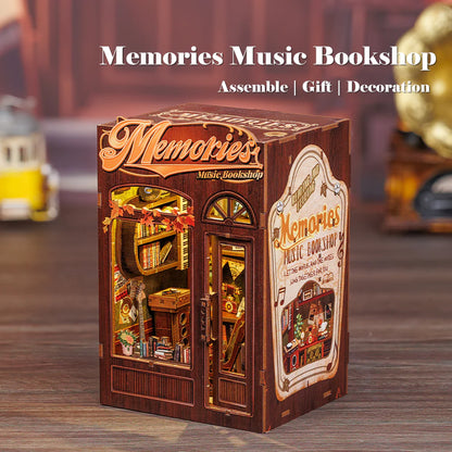 Cutebee Memories Music Bookshop DIY Book Nook Kit