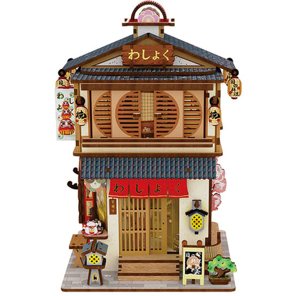 Japanese Cuisine Restaurant DIY Wooden Storage Box