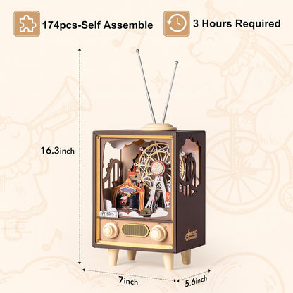 Robotime Rolife Sunset Carnival DIY Music Box Kit