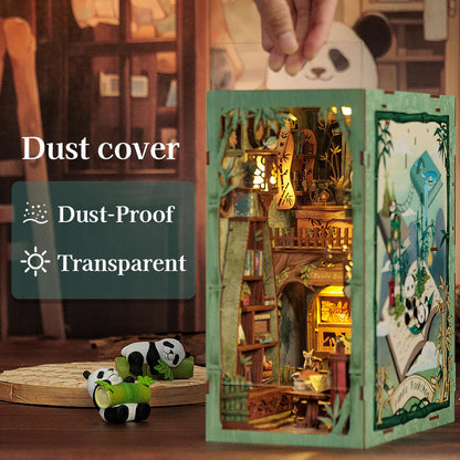 CUTEBEE Panda Bookshop DIY Book Nook Kit