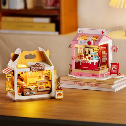 Robotime Rolife Food Box Shop DIY Dollhouse Kit