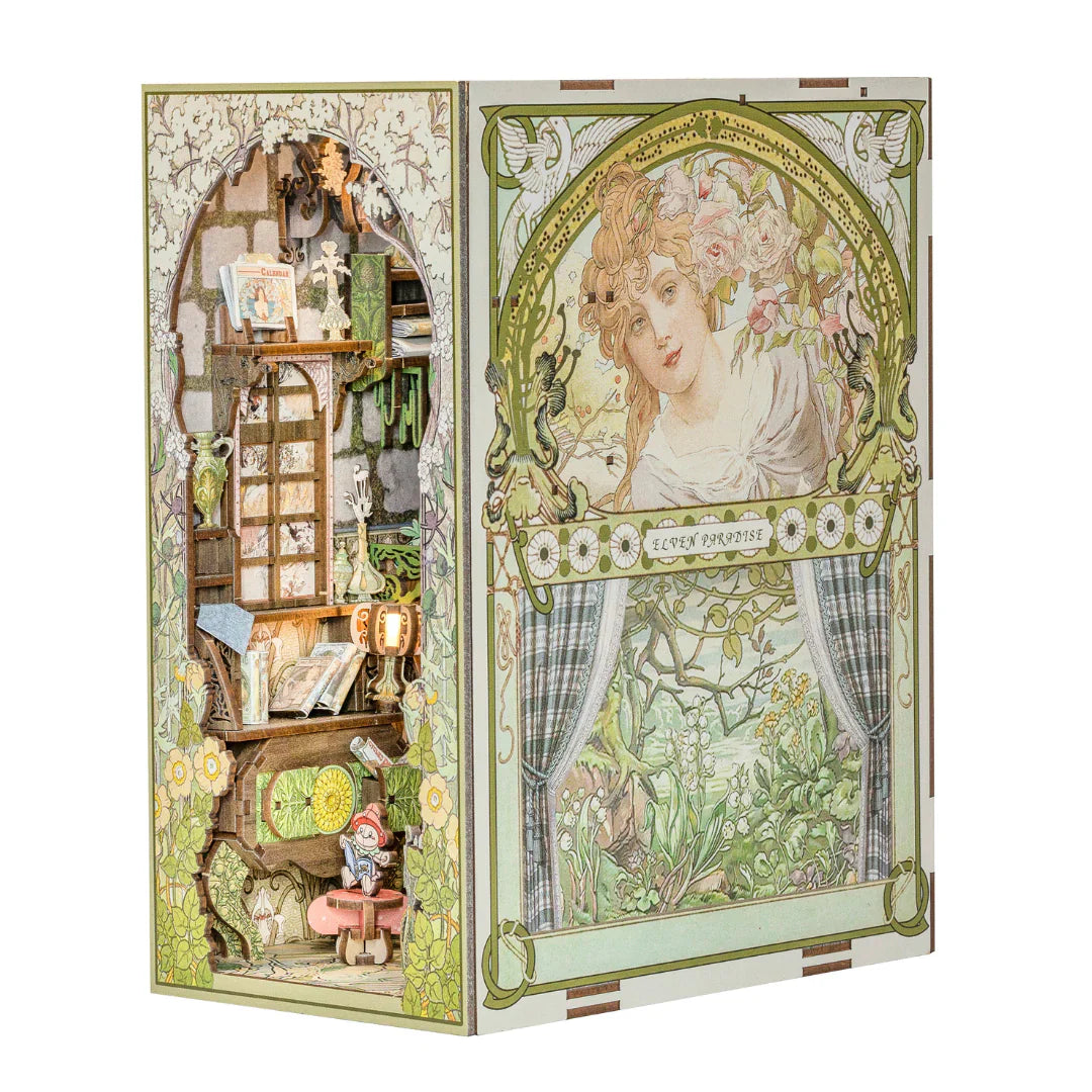 Cutebee Elven Paradise DIY Book Nook Kit