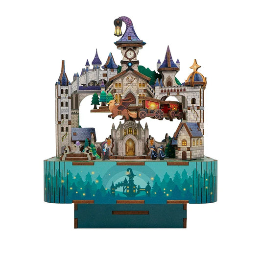 Magic Castle Music Box DIY Dollhouse Kit