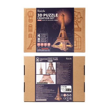 Robotime Rolife Night of the Eiffel Tower Kit