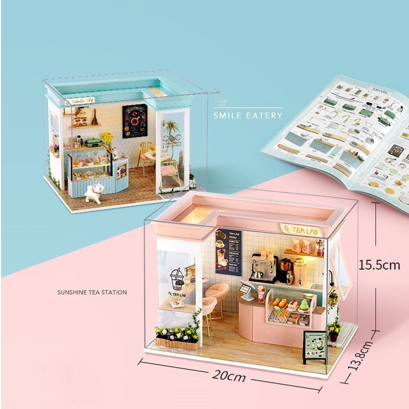 Cute Shop-Tea Lab Smile Life DIY Miniature Shop - Mycutebee