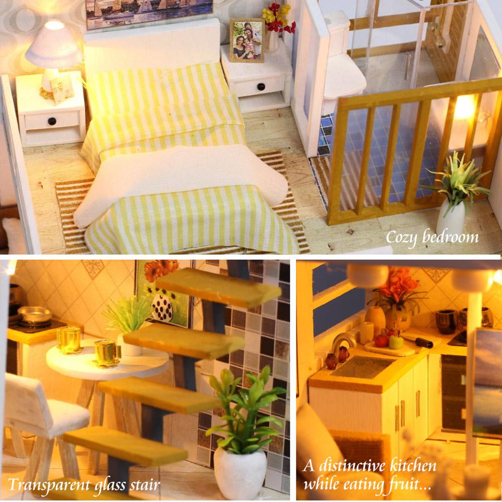 Loft Apartment DIY Dollhouse Kit