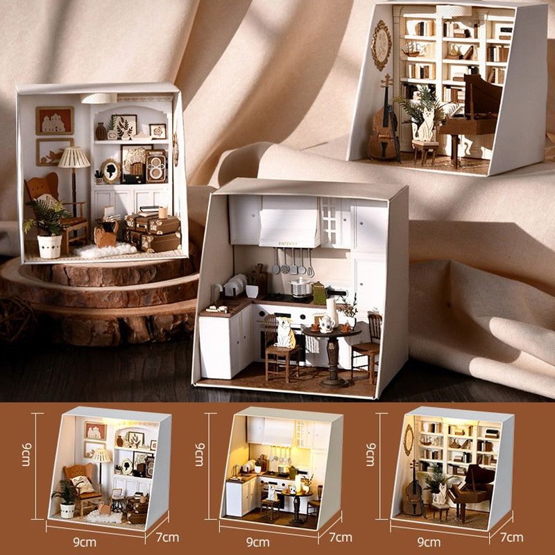 Paper Mini Life DIY Miniature Room Kit - Mycutebee