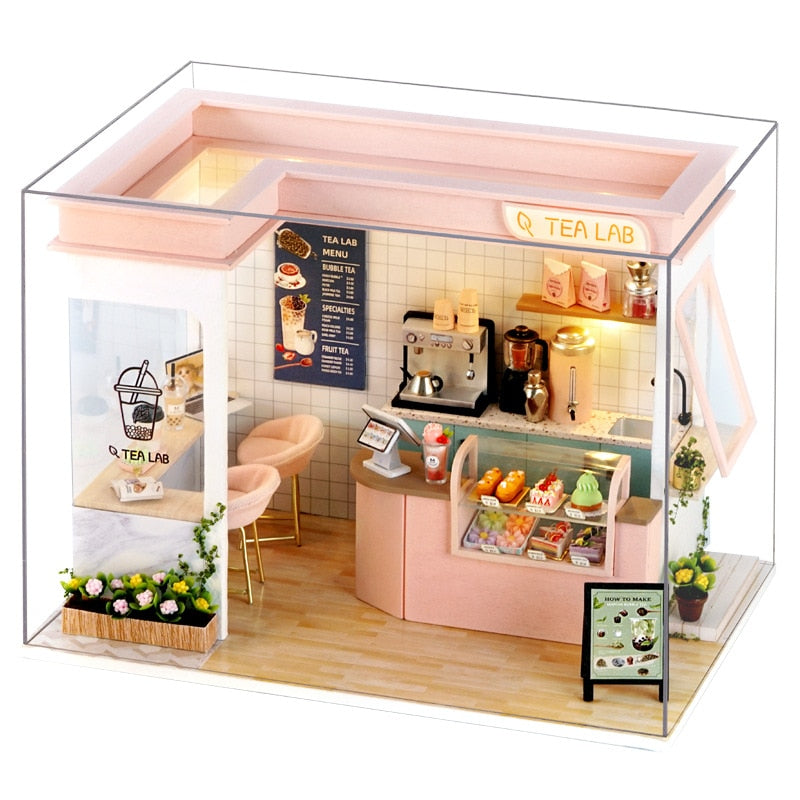 Cute Shop-Tea Lab Smile Life DIY Miniature Shop - Mycutebee