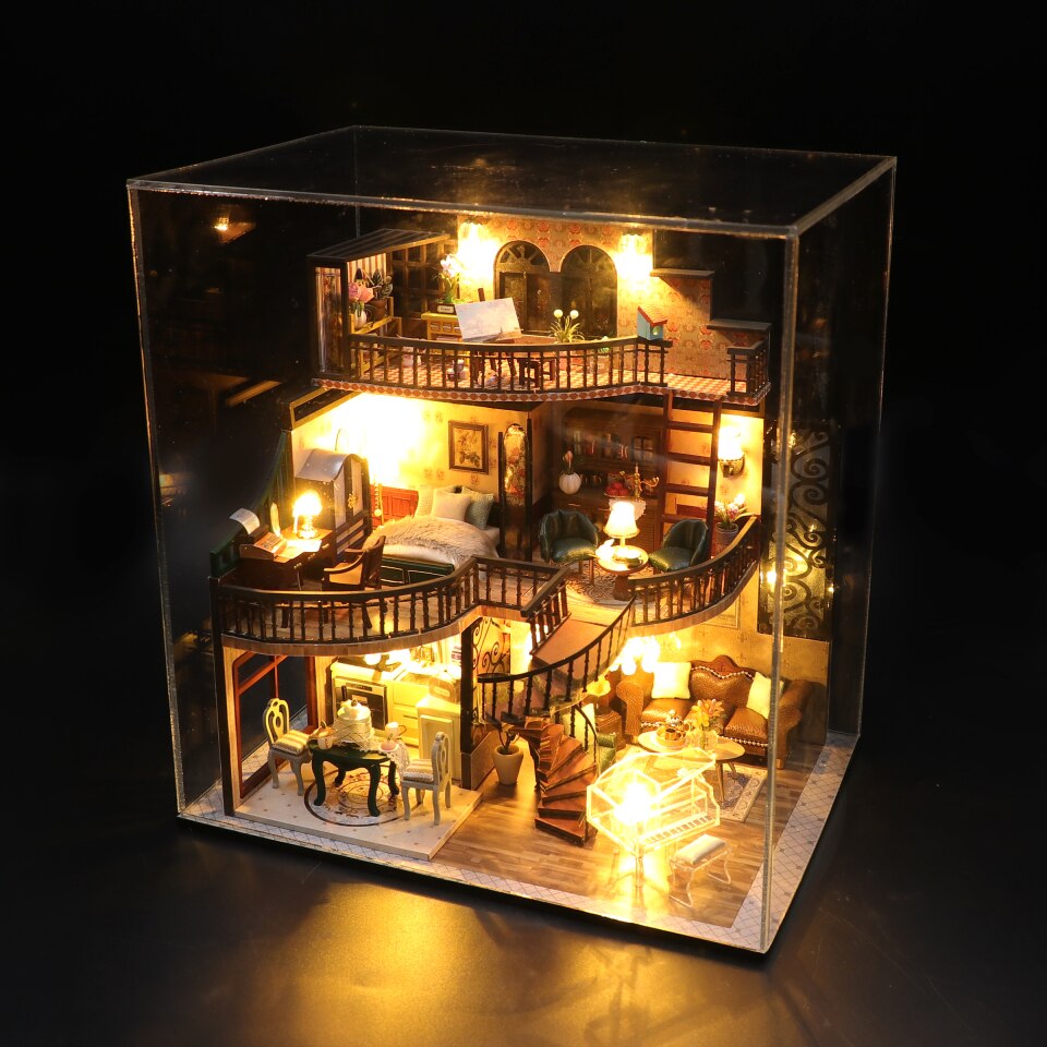 Gothic Villa M2132Z DIY Miniature Dollhouse - Mycutebee