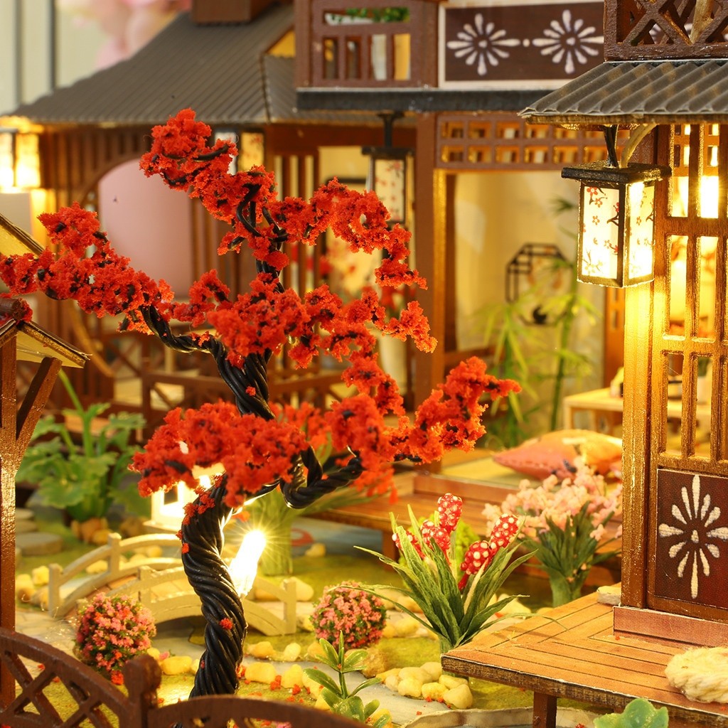 Spring Hours Japanese DIY Dollhouse Kit