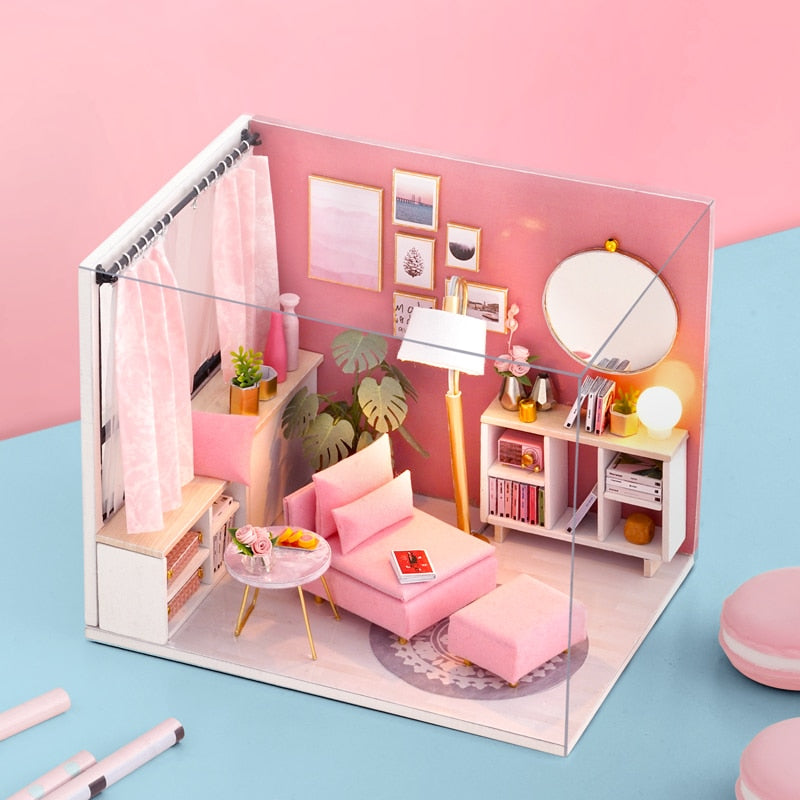 Pink Dream DIY Miniature Room Kit - Mycutebee