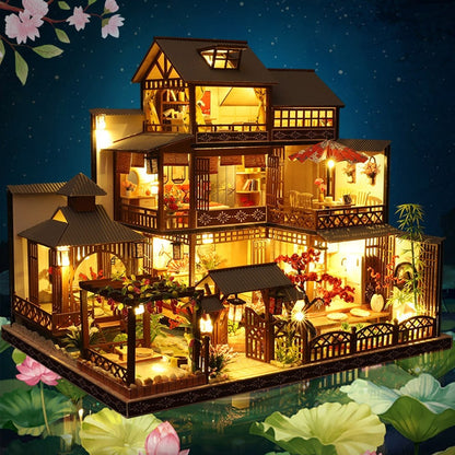 Spring Hours Japanese DIY Dollhouse Kit