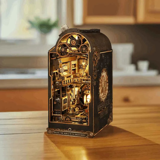 CuteBee Cutebee Machinery Dreams DIY Book Nook Kit – Cozy Escape DIY kit product photo 1