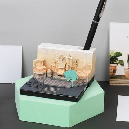 Modern-City-Corner-Style-Notepad-Fashion-Gifts-Novelty-Home-Decor-Post-Its-Note-Laser-Cutting-Stick-2