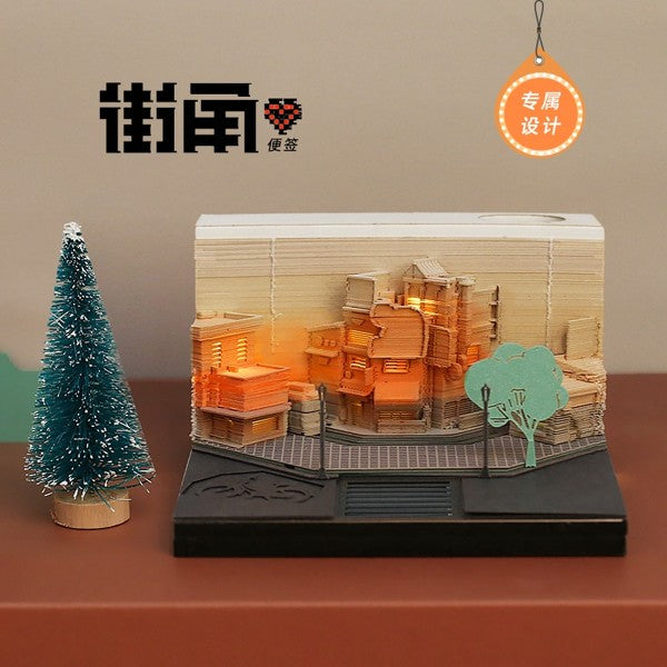 Modern-City-Corner-Style-Notepad-Fashion-Gifts-Novelty-Home-Decor-Post-Its-Note-Laser-Cutting-Stick-4