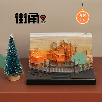 Modern-City-Corner-Style-Notepad-Fashion-Gifts-Novelty-Home-Decor-Post-Its-Note-Laser-Cutting-Stick-4