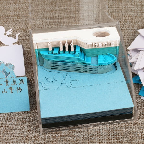 Paper-Notes-Writing-Smoothly-The-Titanic-Model-Paper-Laser-Cut-3D-Memo-Writing-Pad-with-Lighting-2