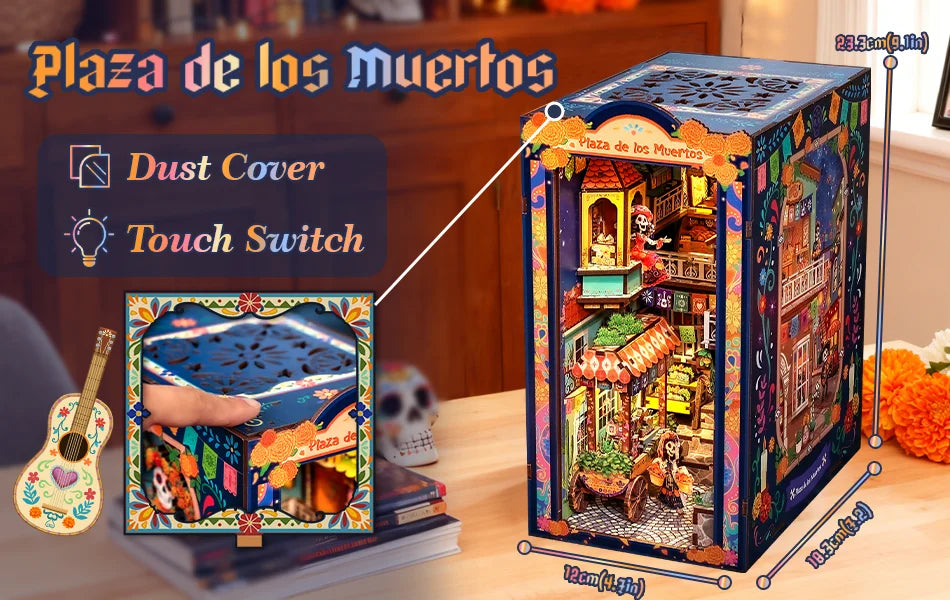 CuteBee Cutebee Laser Cut 3D Wooden DIY Book Nook Kit – Cozy Escape DIY kit product photo 5