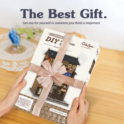 CuteBee Cutebee Light Bookshelf Insert DIY Book Nook Kit DIY kit product photo 6