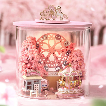 Sakura Scenry Bottle DIY Miniature Kit - Mycutebee