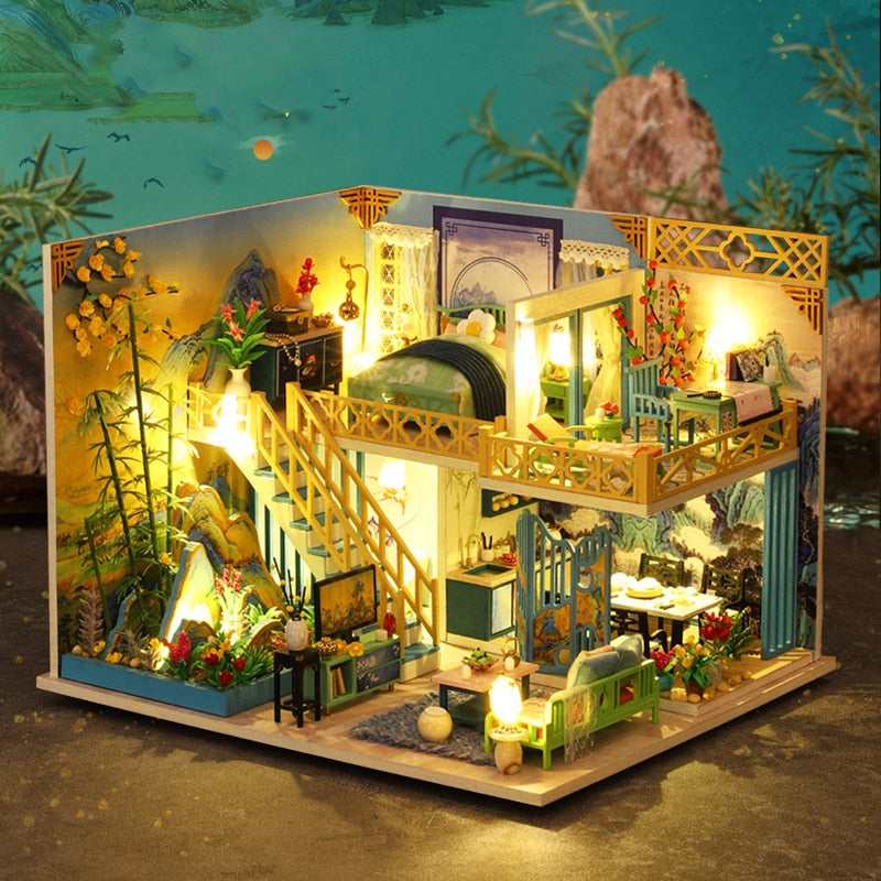 Japanese Casa Loft DIY Miniature Dollhouse Kit - Mycutebee