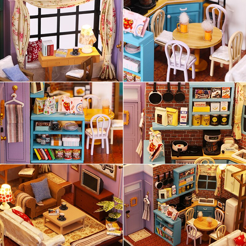 DIY Monica's Apartment DIY Dollhouse - Mycutebee