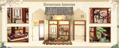 CuteBee Cutebee Wooden Model with DIY Book Nook Kit – Cozy Escape DIY kit product photo 5