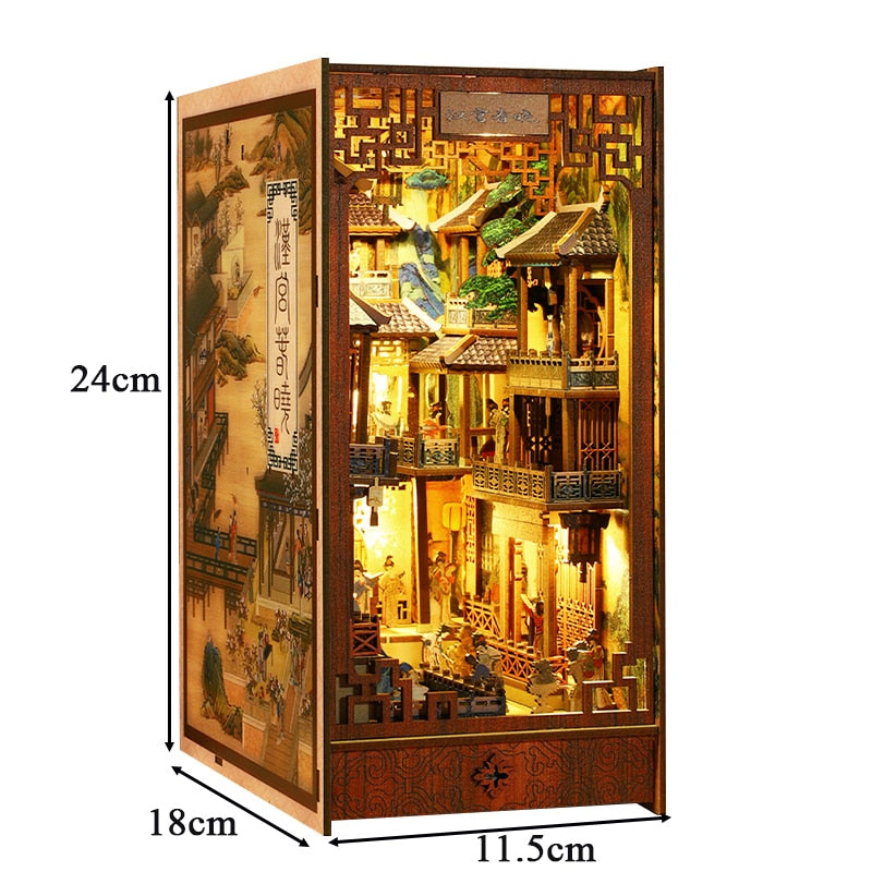 Chinese Ancient Town DIY Book Nook Kit