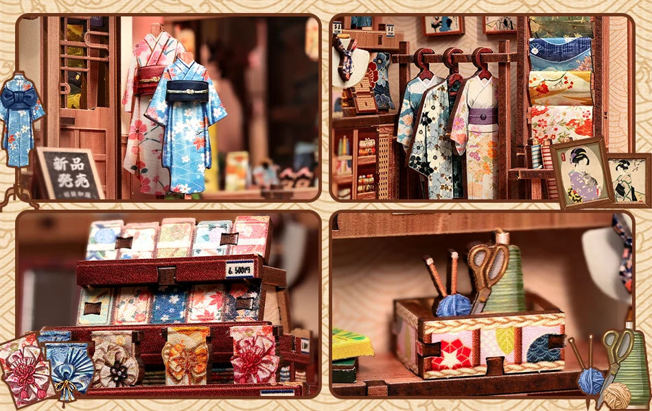 CuteBee Cutebee Bookshelf Insert DIY Book Nook Kit – Cozy Escape DIY kit product photo 8