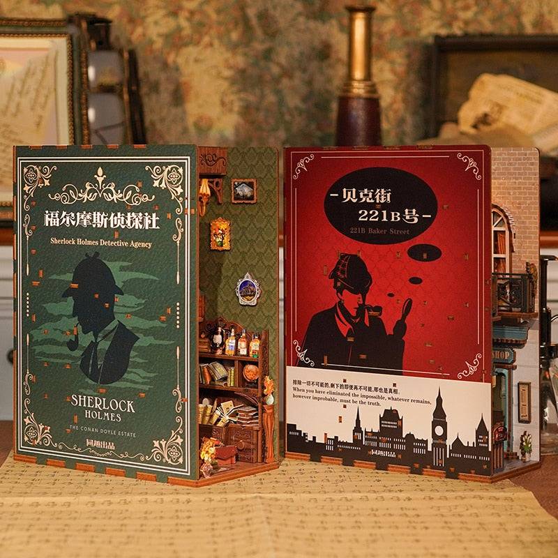 Sherlock Holmes Detective Agency Book Nook Kit