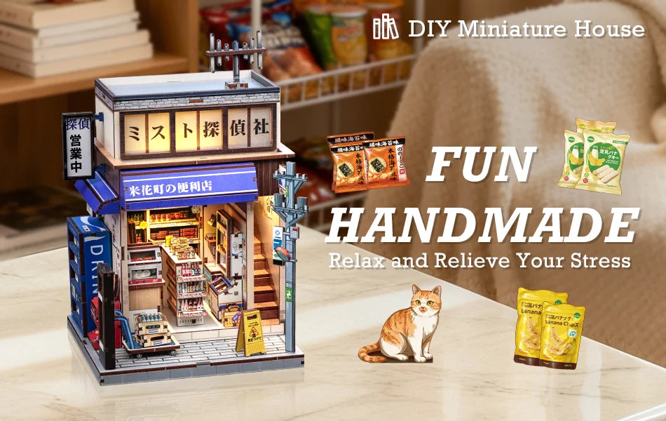 CuteBee Cutebee 3D DIY Book Nook Kit – Cozy Escape DIY kit product photo 6